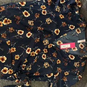 Xhilaration Navy Blue Top